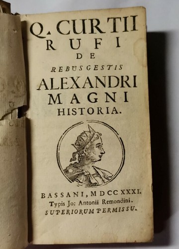 QUINTI CURTII RUFI de Rebus Gestis Alexandri Magni Historia 1731 …