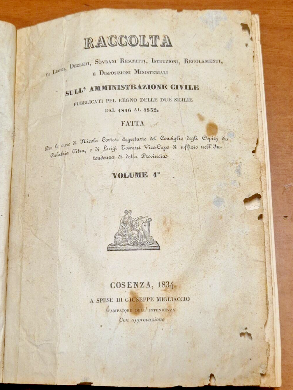 RACCOLTA DI LEGGI DECRETI REGOLAMENTI DEL REGNO DELLE DUE SICILIE …