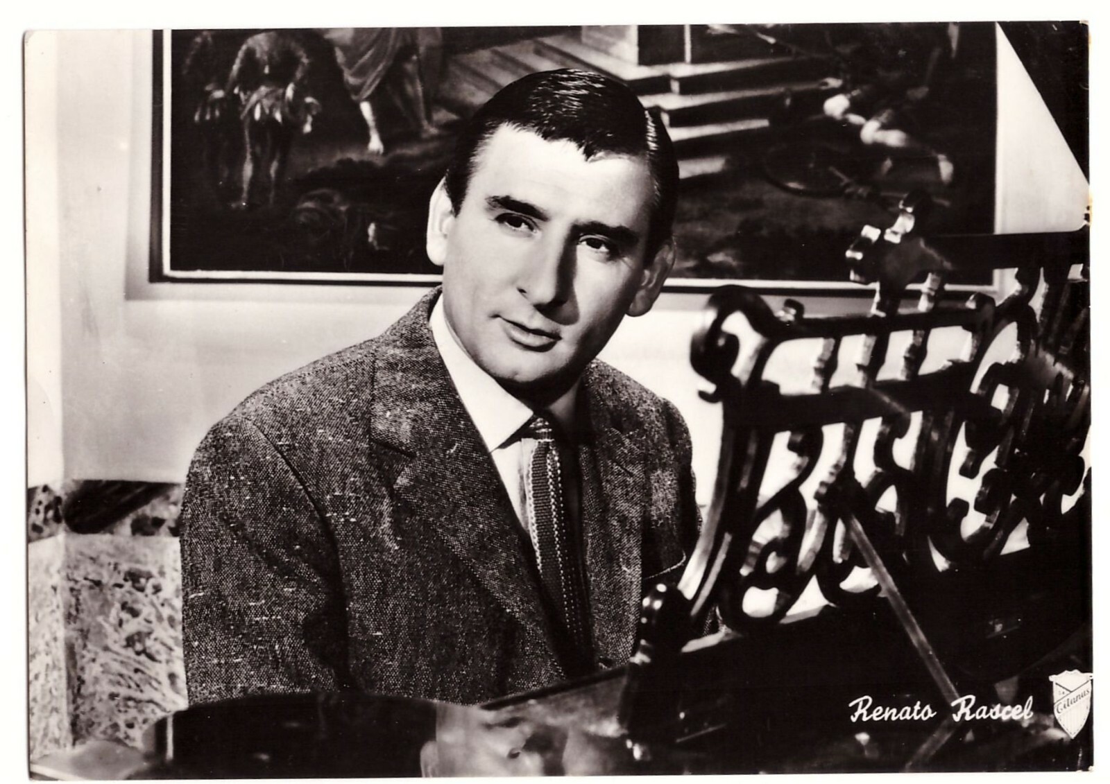 Renato Rascel nel film Arrivederci Roma Cartolina non viaggiata Vintage …