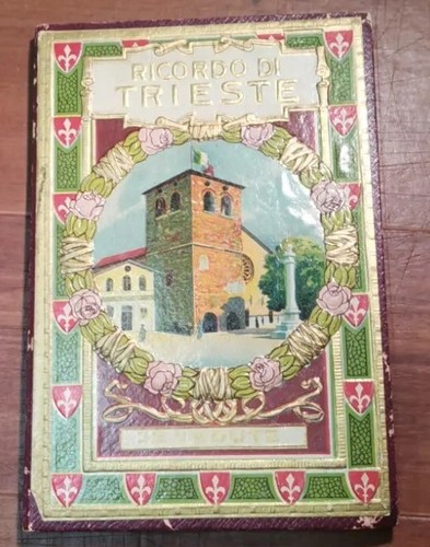 RICORDO DI TRIESTE 32 VEDUTE a colori a fisarmonica anni …