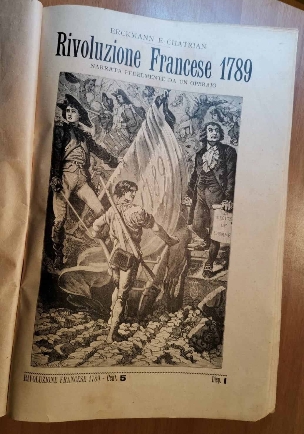 RIVOLUZIONE FRANCESE 1789 narrata fedelmente da operaio di Chatrian libro …