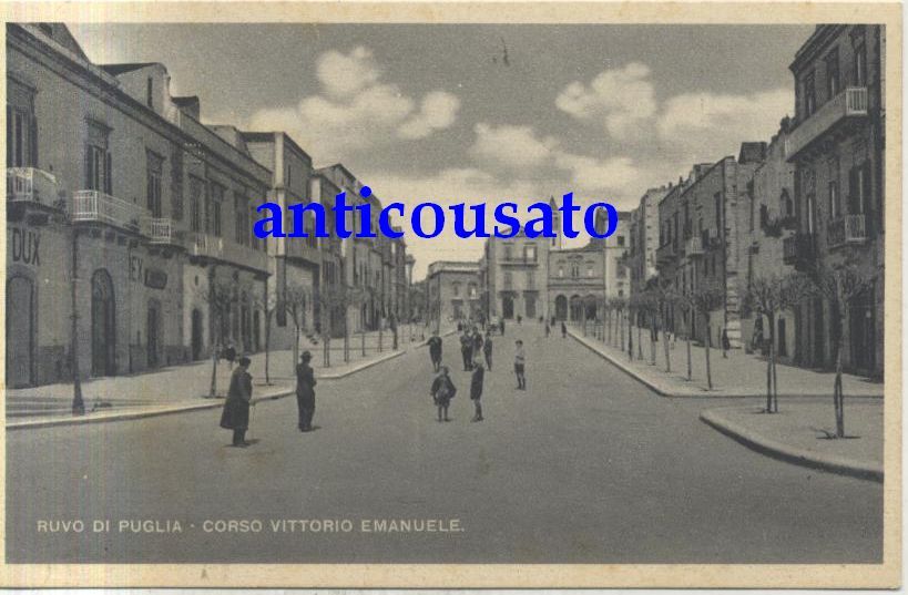 RUVO DI PUGLIA - CORSO VITTORIO EMANUELE cartolina non viaggiata …