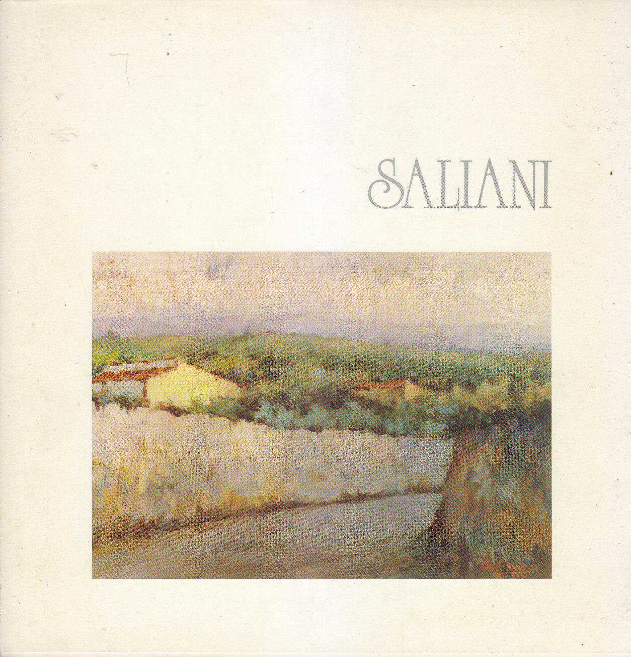 SALIANI catalogo opere Padre Enrico Domenicano AUTOGRAFATO 1983 quadri pittore
