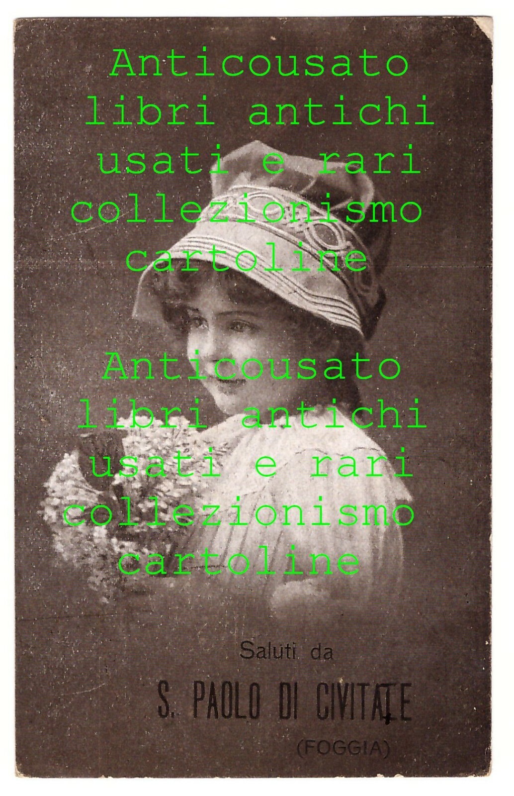 Saluti da San Paolo di Civitate Foggia Viaggiata 1921 Cartolina …