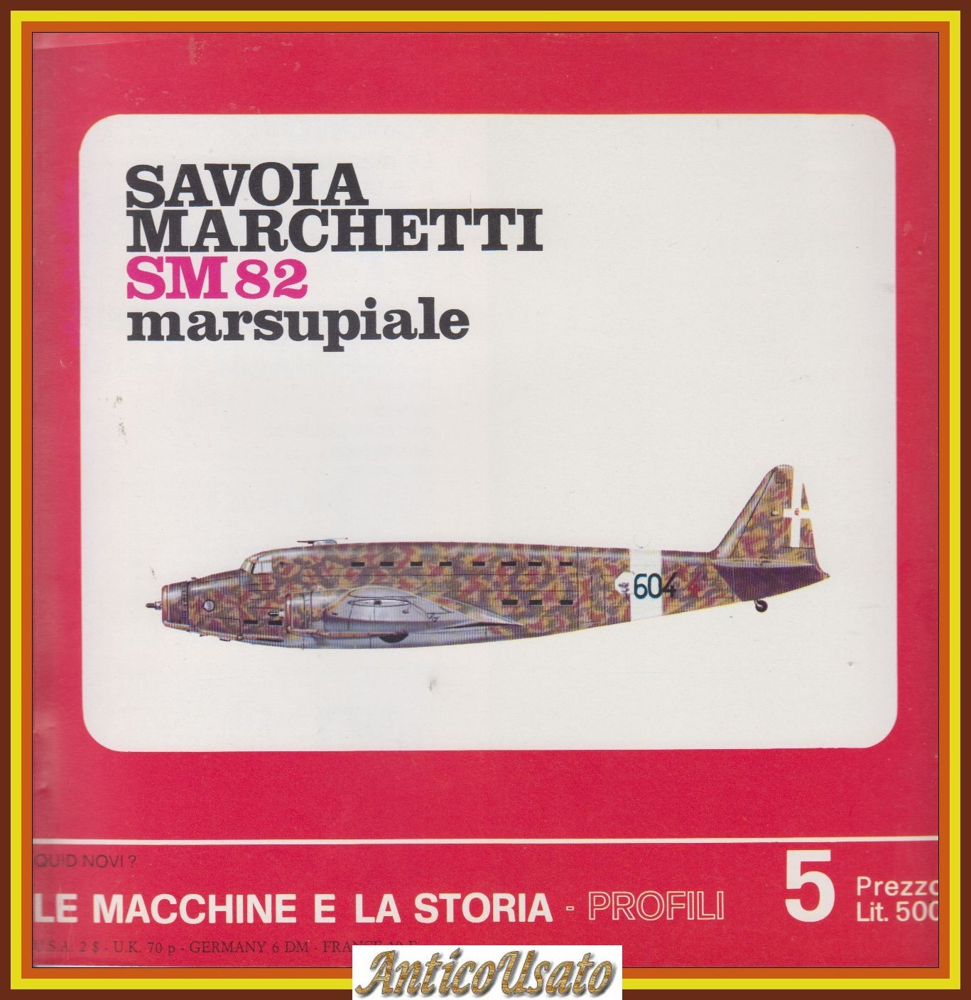 SAVOIA MARCHETTI SM 82 MARSUPIALE di Giorgio Pini Libro Stem …