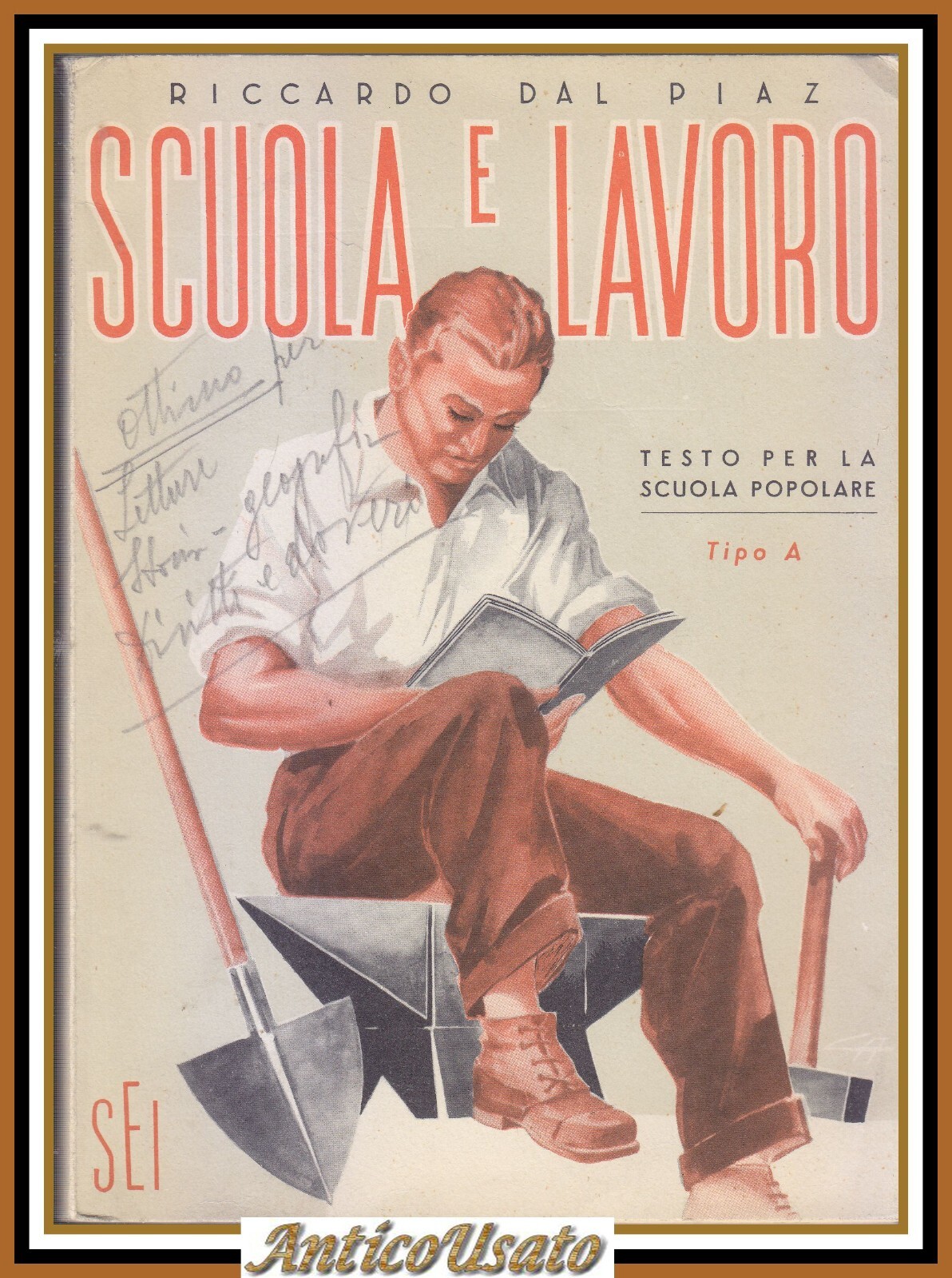 SCUOLA E LAVORO TIPO A di Riccardo Dal Piaz 1957 …