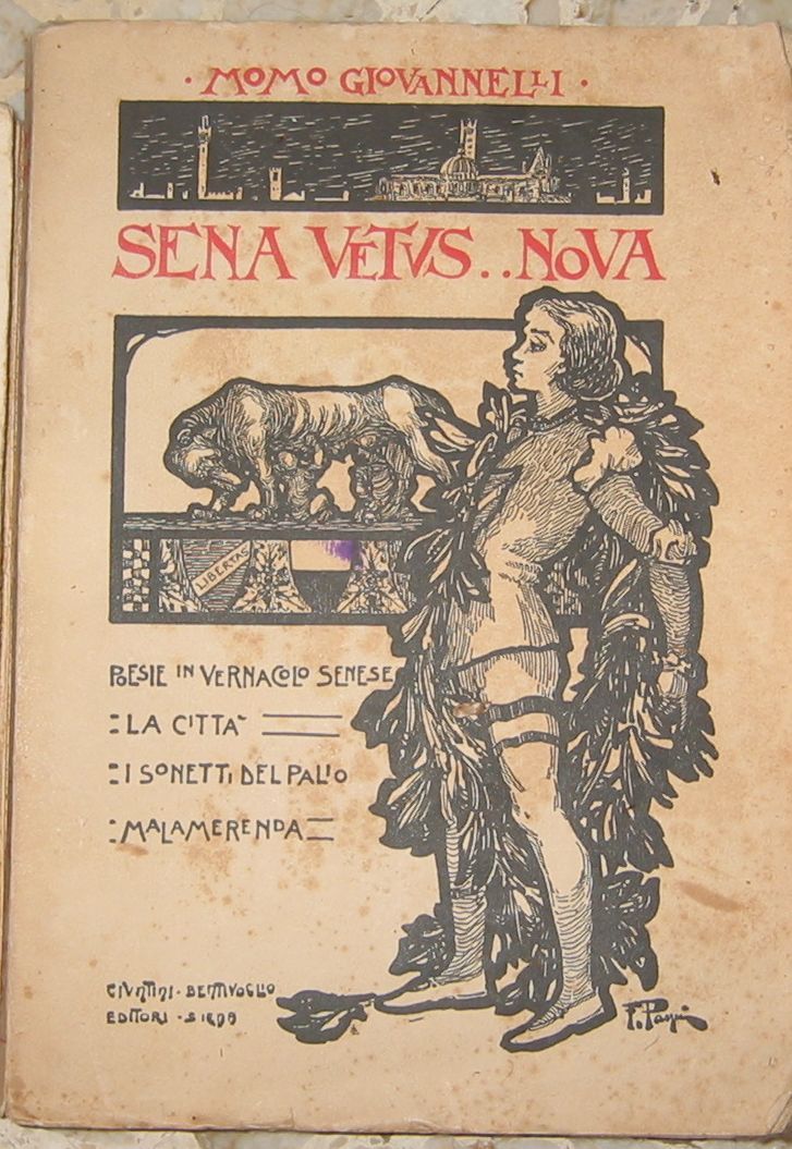 SENA VETUS NOVA di Momo Giovannelli Libro poesie vernacolo senese …