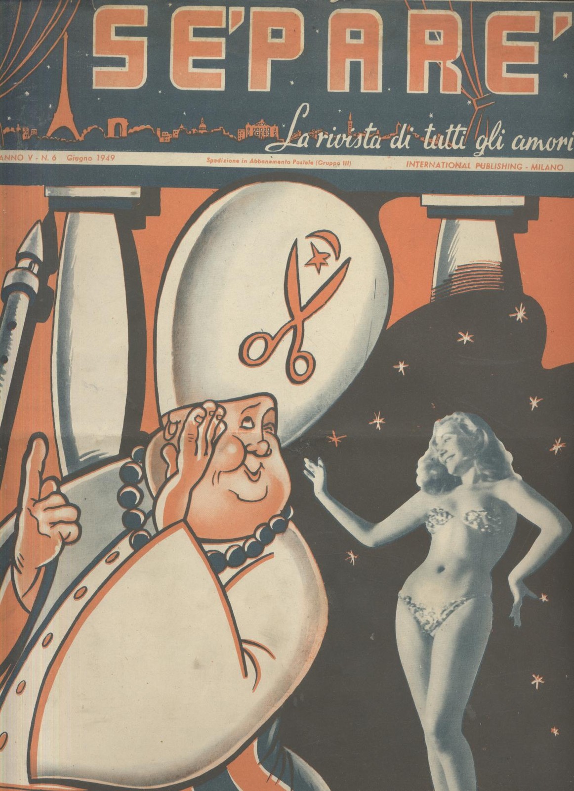 SEPARE la rivista di tutti gli amori 1949 donne pin …