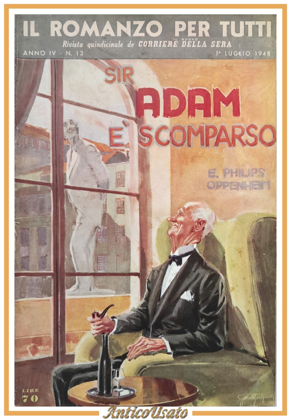 SIR ADAM È SCOMPARSO di Philips Oppenheim Il Romanzo per …