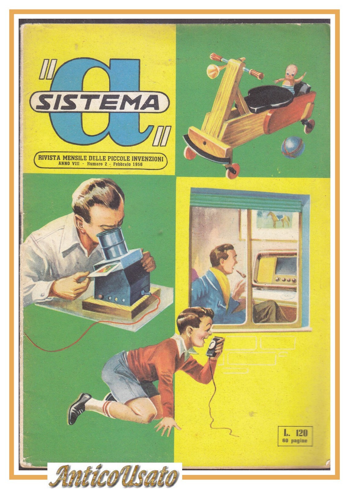SISTEMA A febbraio 1956 rivista vintage fai da te elettronica …