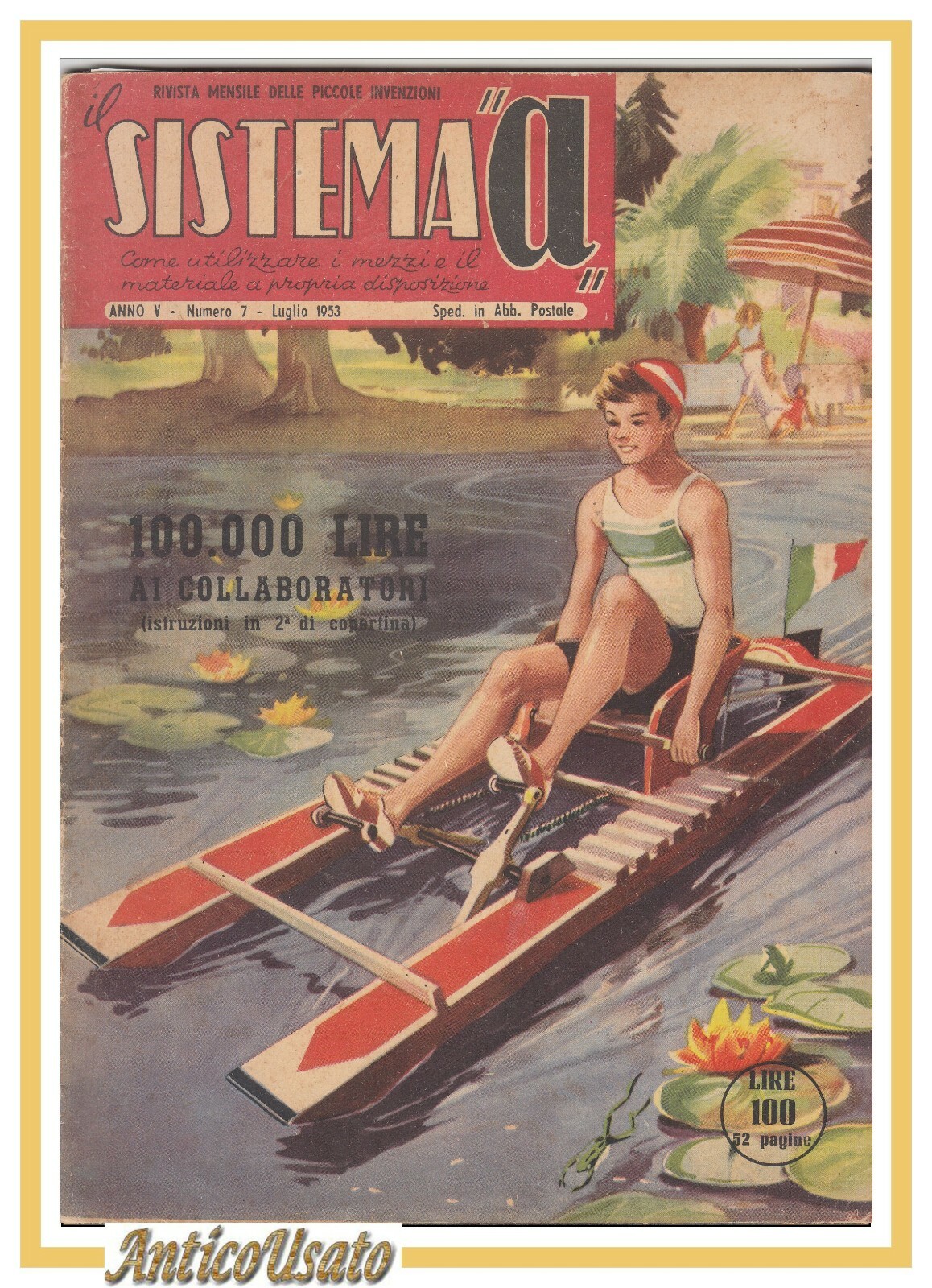 SISTEMA A luglio 1953 rivista vintage fai da te elettronica …