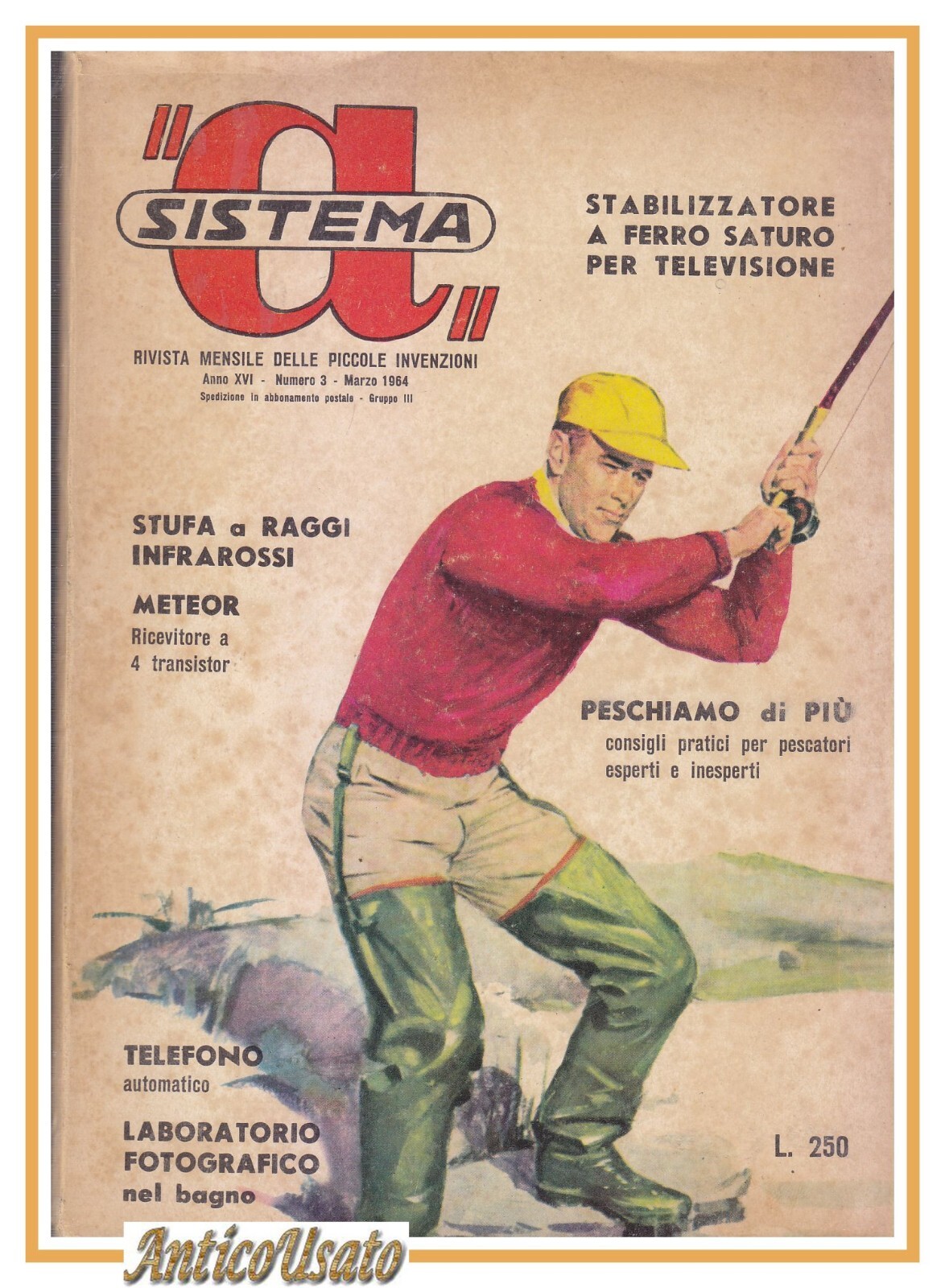 SISTEMA A marzo 1964 rivista vintage fai da te elettronica …