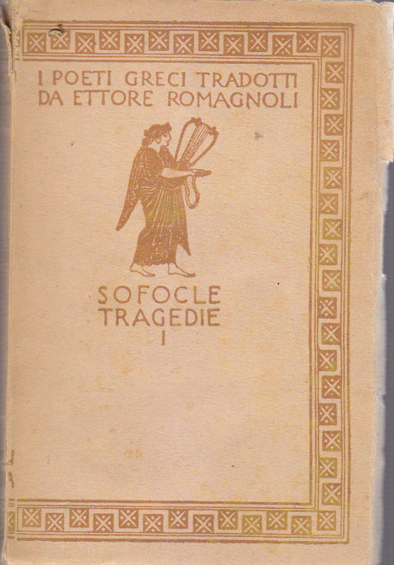 SOFOCLE TRAGEDIE 2 volumi tradotte Ettore Romagnoli 1942 Zanichelli Libro …