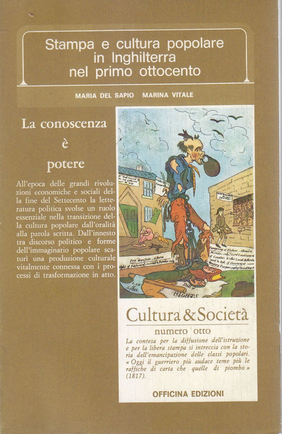 STAMPA E CULTURA POPOLARE IN INGHILTERRA di Del Sapio e …