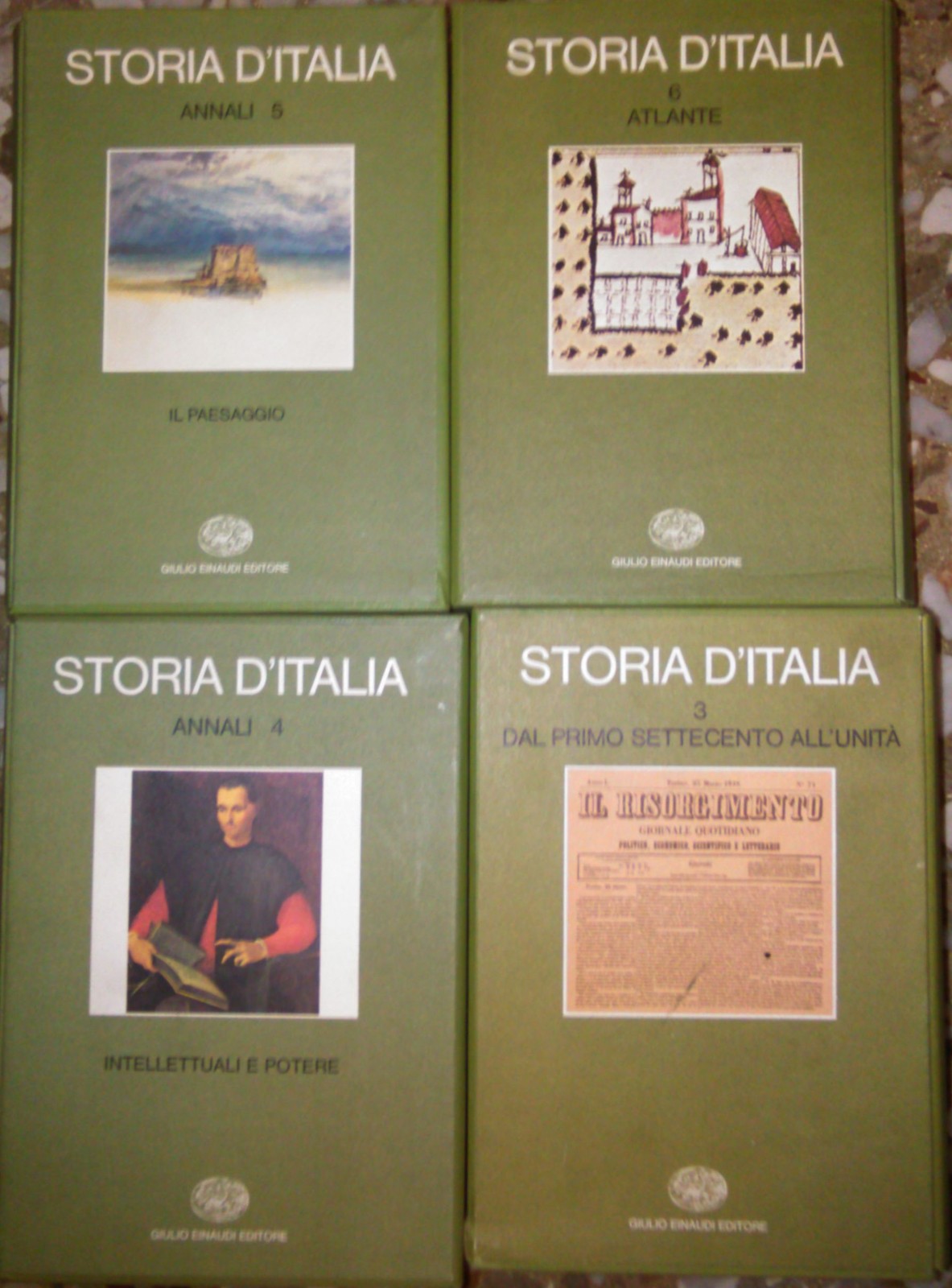 STORIA D'ITALIA 10 volumi completa + ANNALI primi 6 EINAUDI …