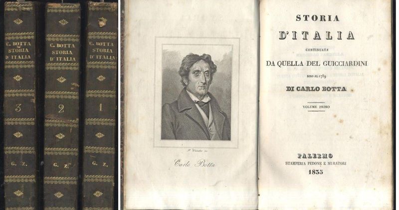 STORIA D'ITALIA continuata da Guicciardini di Carlo Botta 1835 3 …