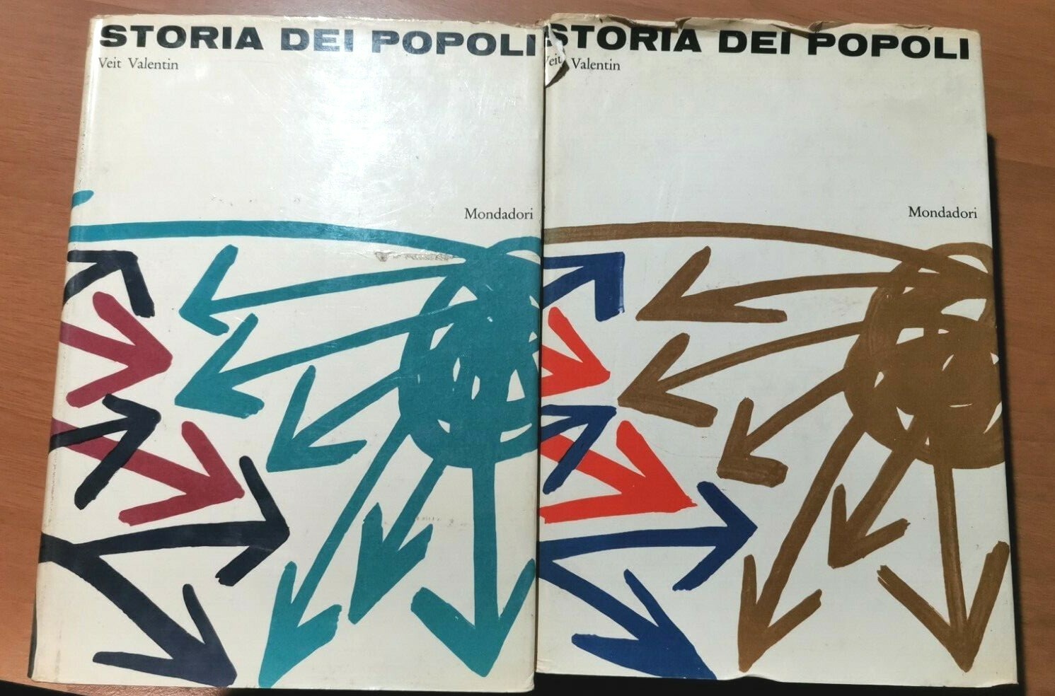 STORIA DEI POPOLI 2 volumi di Veit Valentin 1960 Mondadori …