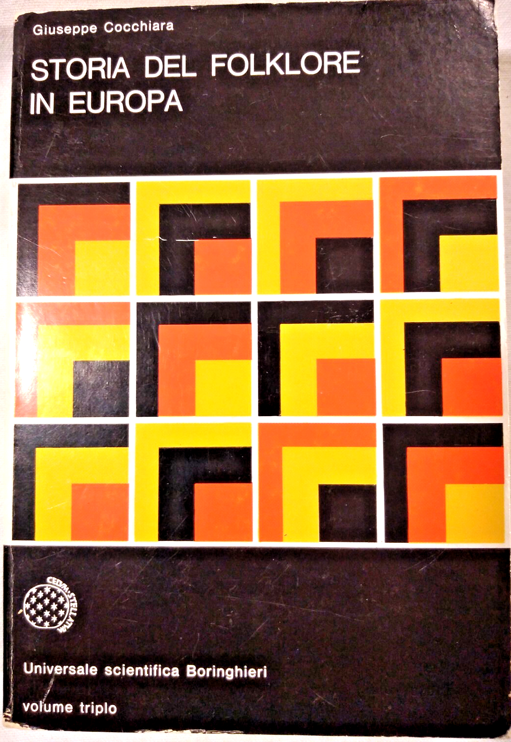 STORIA DEL FOLKLORE IN EUROPA di Giuseppe Cocchiara 1977 Boringhieri …