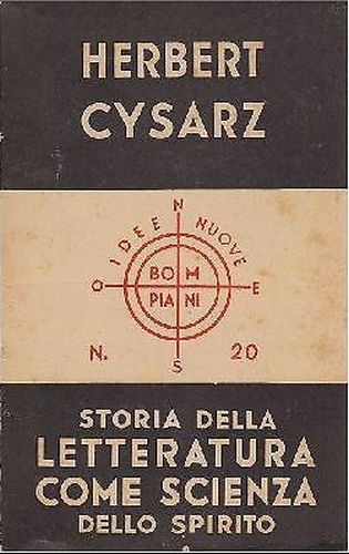 STORIA DELLA LETTERATURA COME SCIENZA DELLO SPIRITO 1945 Bompiani idee …