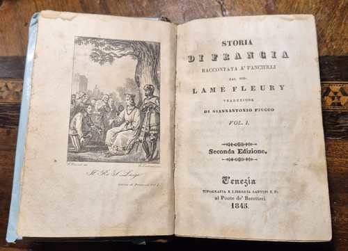STORIA DI FRANCIA raccontata a fanciulli Lamè Fleury 2 volumi …