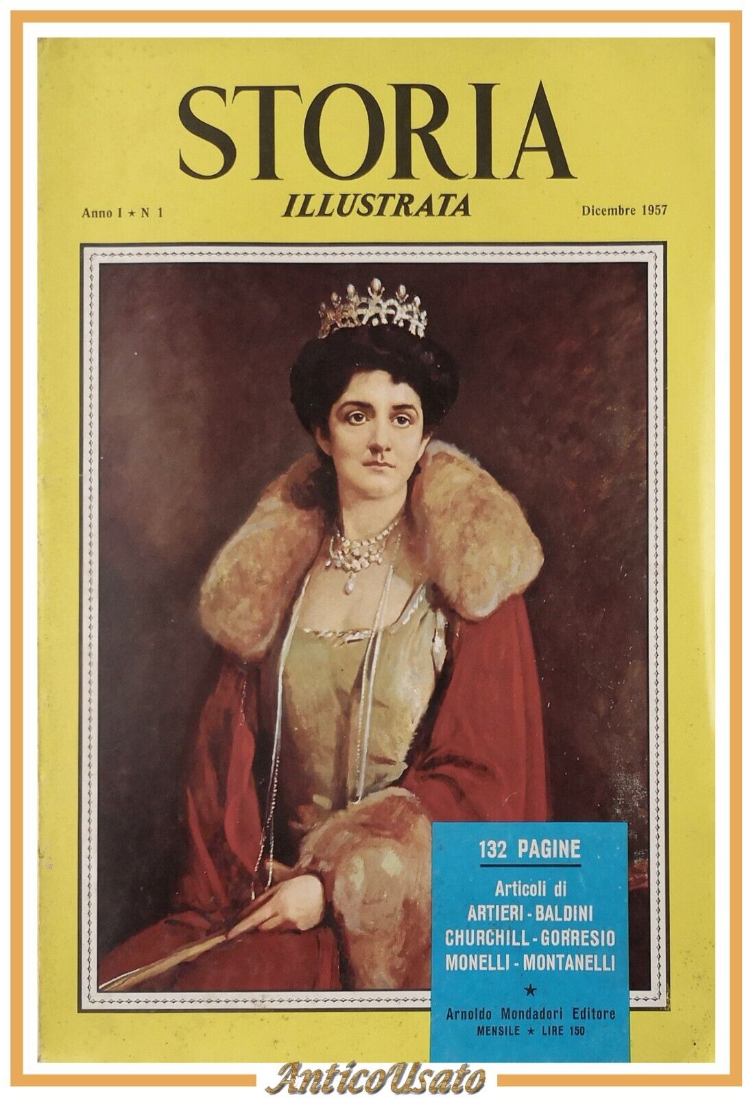 STORIA ILLUSTRATA anno I numero 1 1957 Mondadori rivista giornale