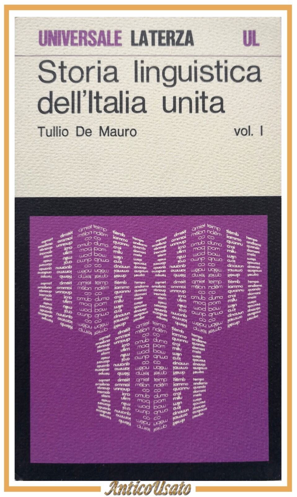STORIA LINGUISTICA DELL'ITALIA UNITA di Tullio De Mauro 2 volumi …