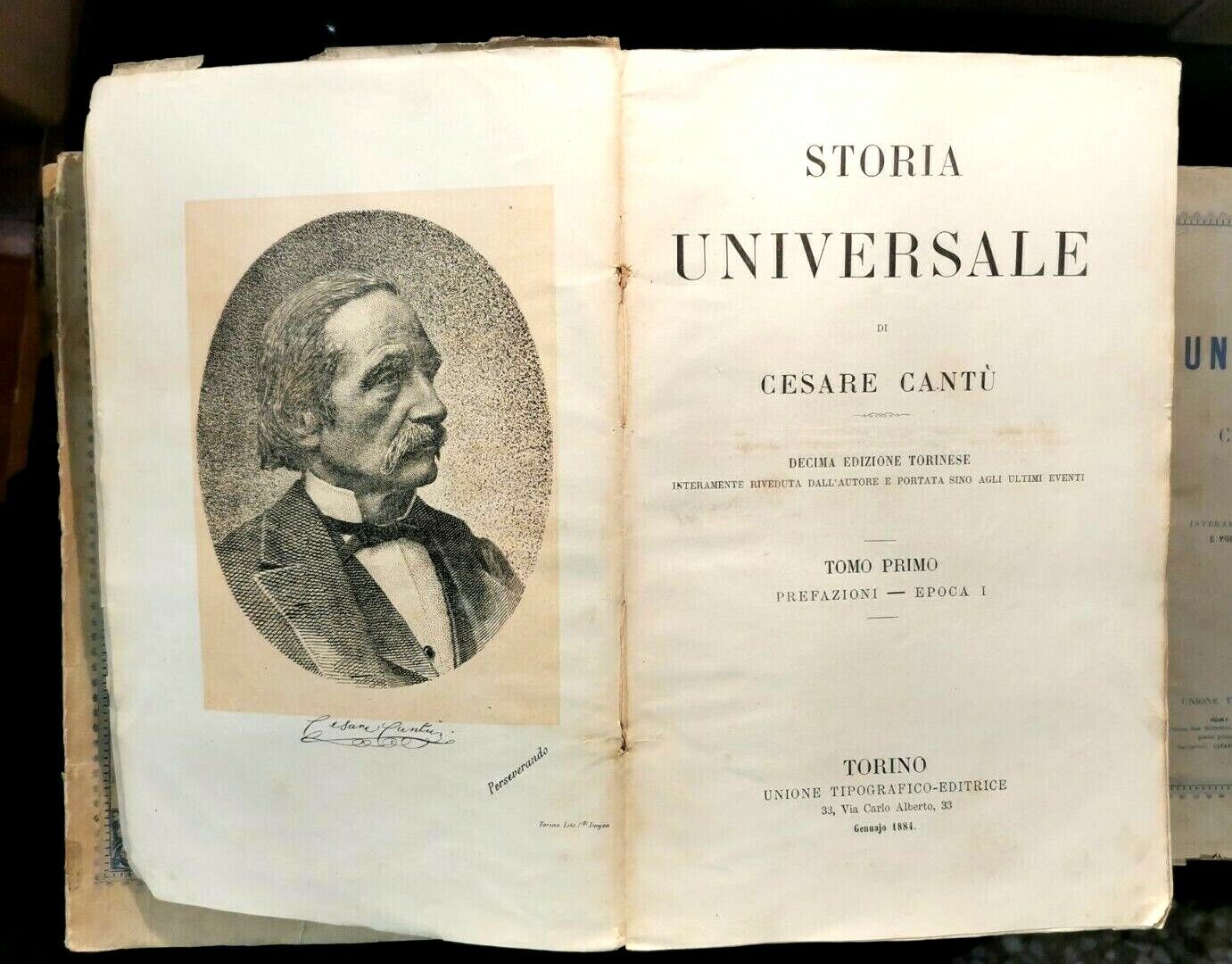 STORIA UNIVERSALE di Cesare Cantù 16 volumi UTET 1884 1891 …