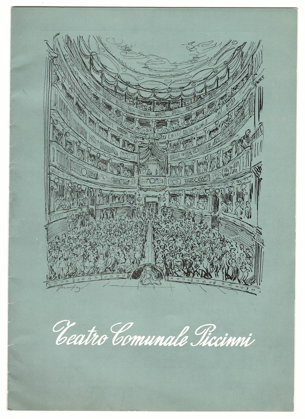 TEATRO COMUNALE PICCINNI STAGIONE TEATRALE 1957 58 Carlo Ninchi Ave …