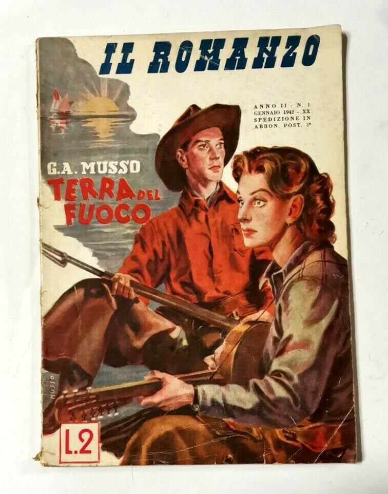 TERRA DEL FUOCO di G A Musso 1942 Società Editoriale …