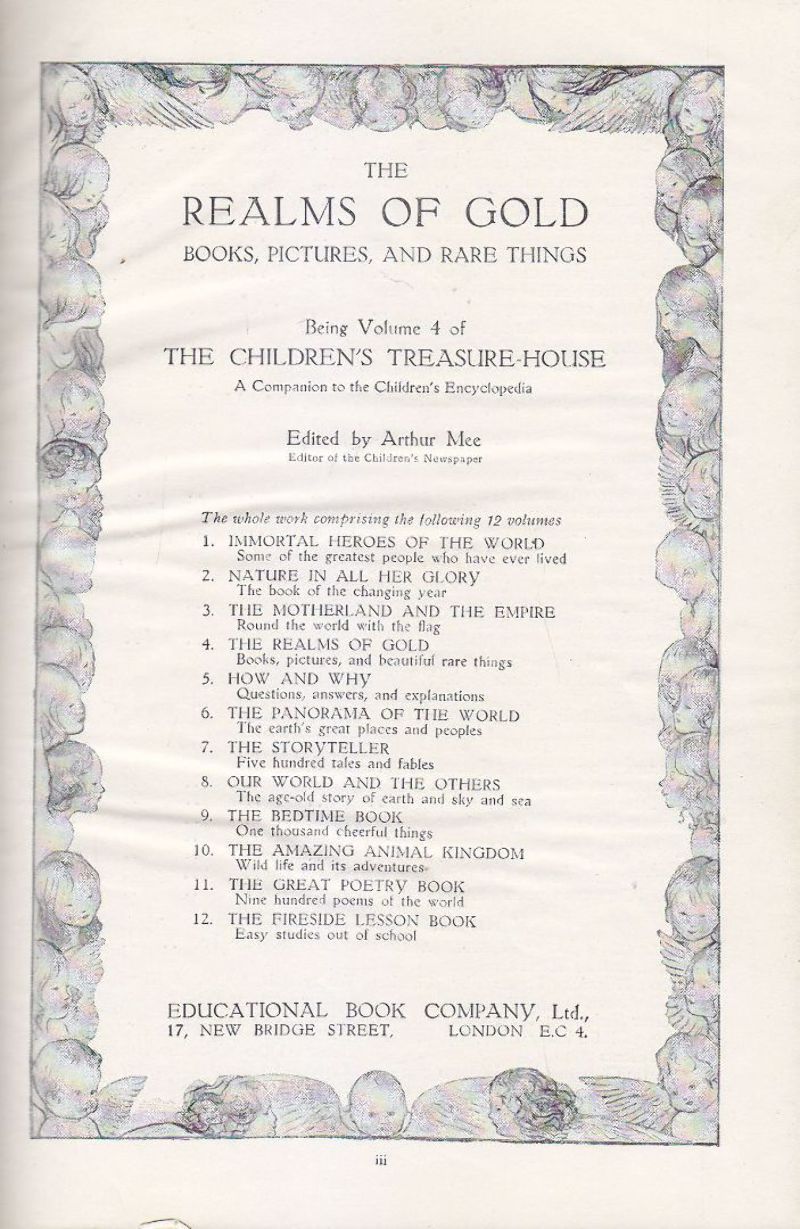 THE REALMS OF GOLD BOOKS PICTURES AND RARE THINGS - …
