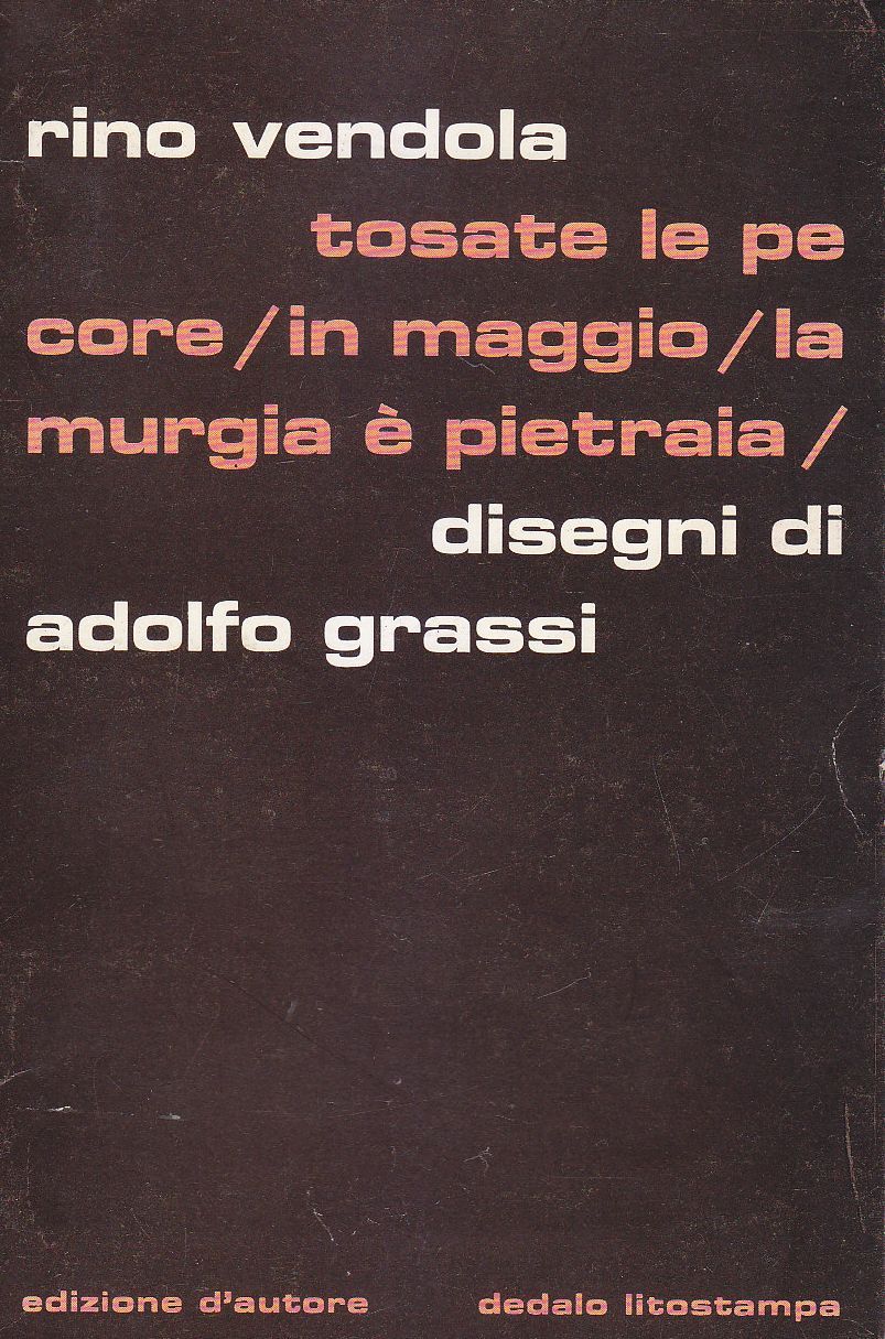 TOSATE LE PECORE IN MAGGIO LA MURGIA È PIETRAIA Rino …