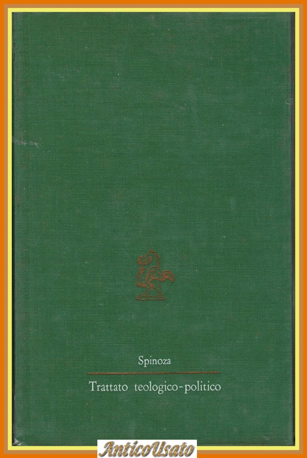 TRATTATO TEOLOGICO POLITICO di Spinoza 1971 La Nuova Italia Libro …