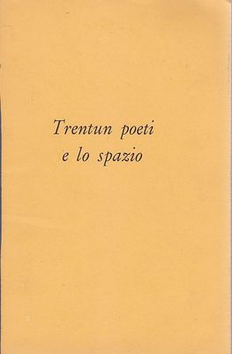 TRENTUN POETI E LO SPAZIO Casa Editrice G D’Anna agenda …