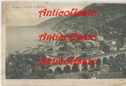 TRIESTE RIVIERA DI BARCOLA - Cartolina vintage non viaggiata formato …