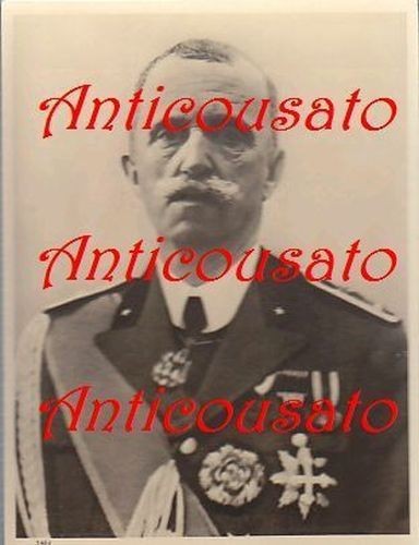 VITTORIO EMANUELE III di SAVOIA Cartolina Originale Vintage Reali Postcard