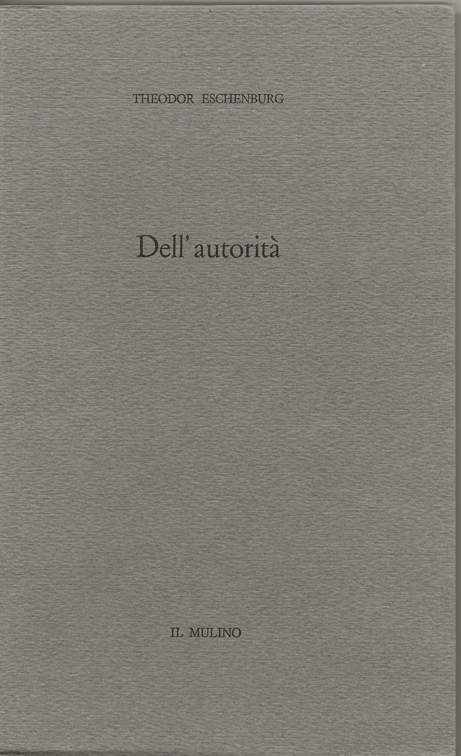 Dell'autorità
