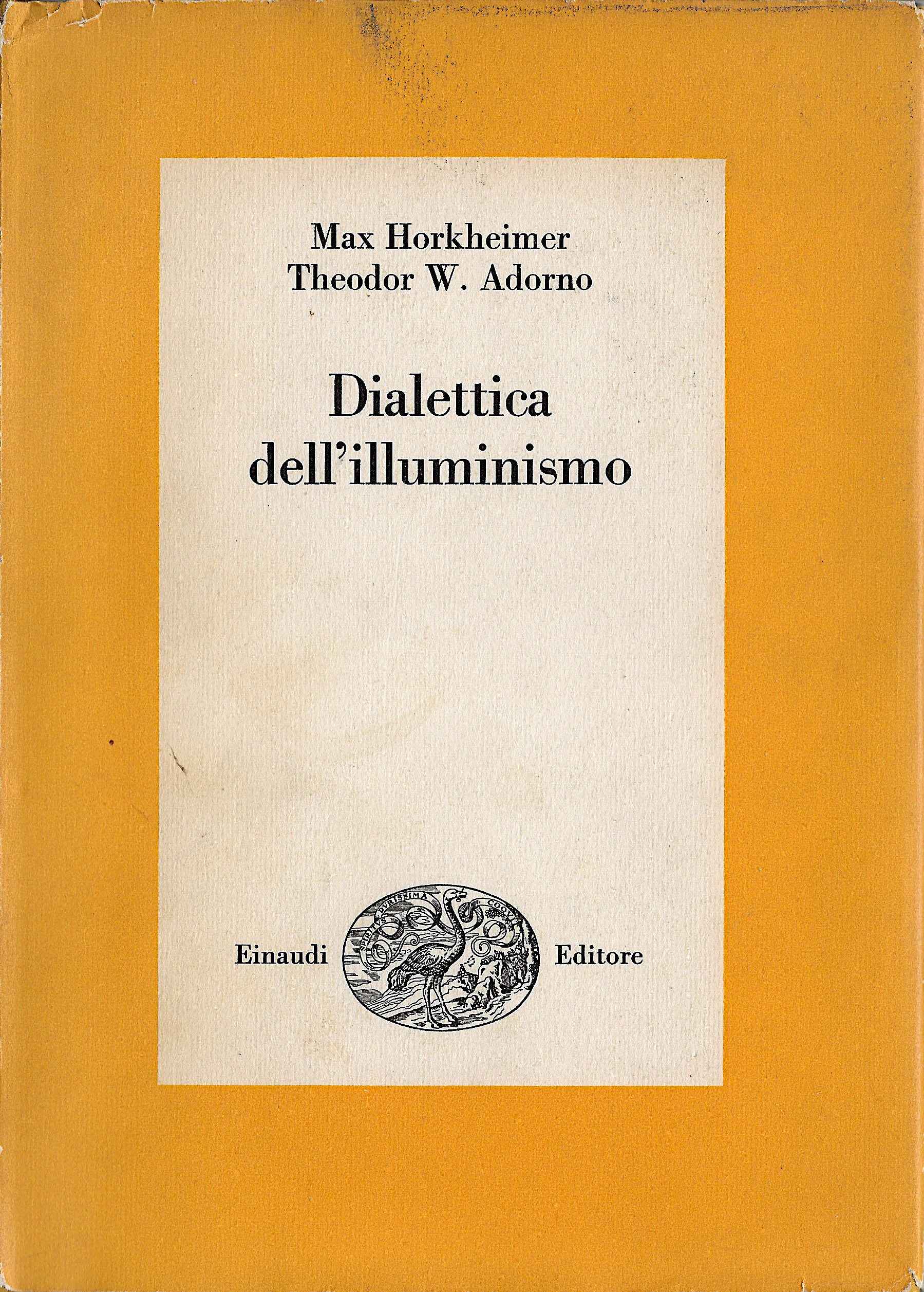 Dialettica dell'illuminismo