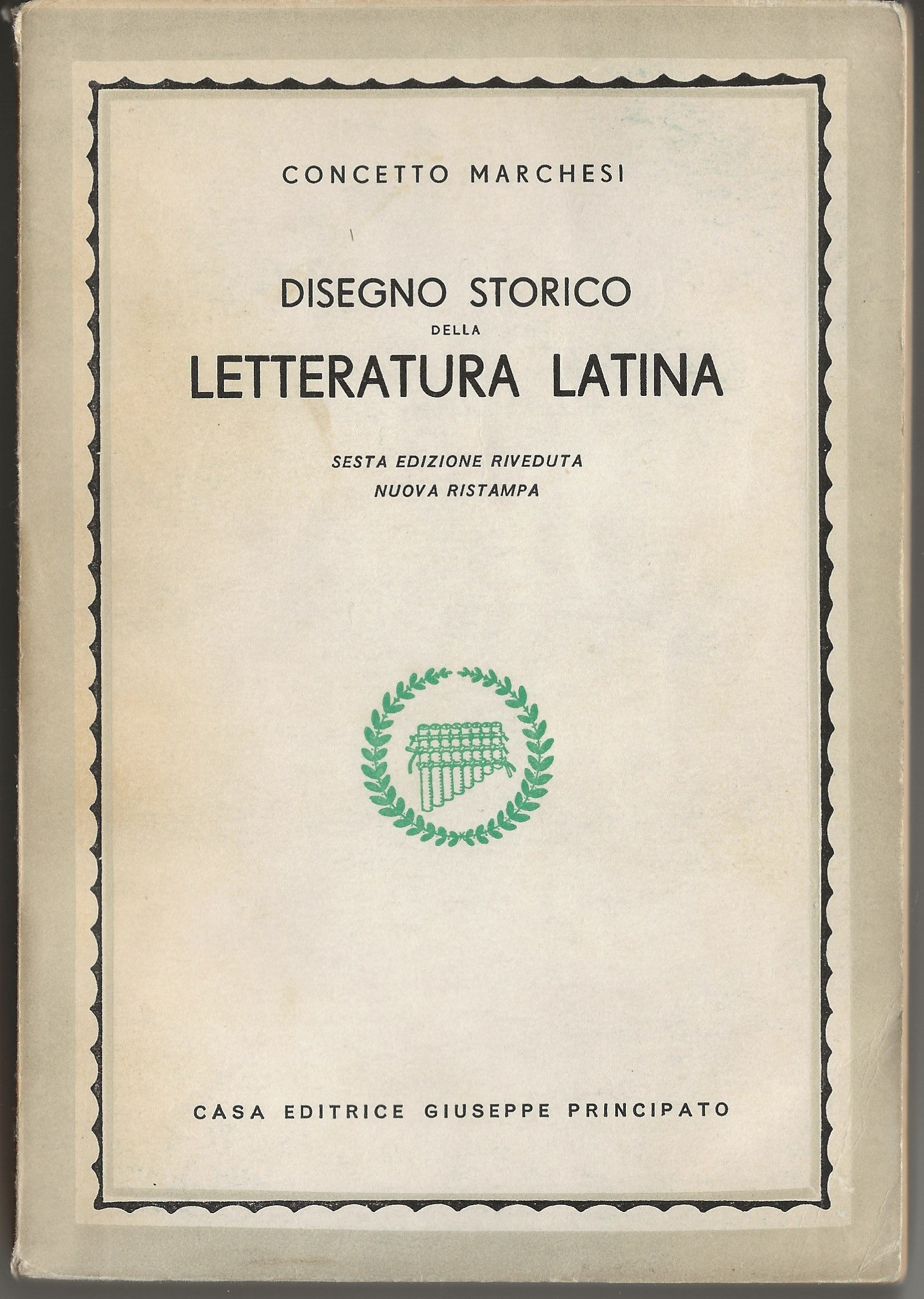 Disegno storico della letteratura latina