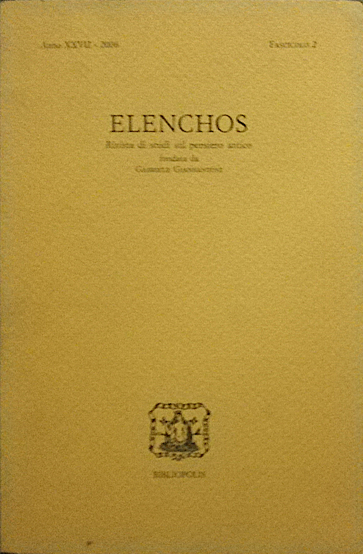 Elenchos - 2006 - 2