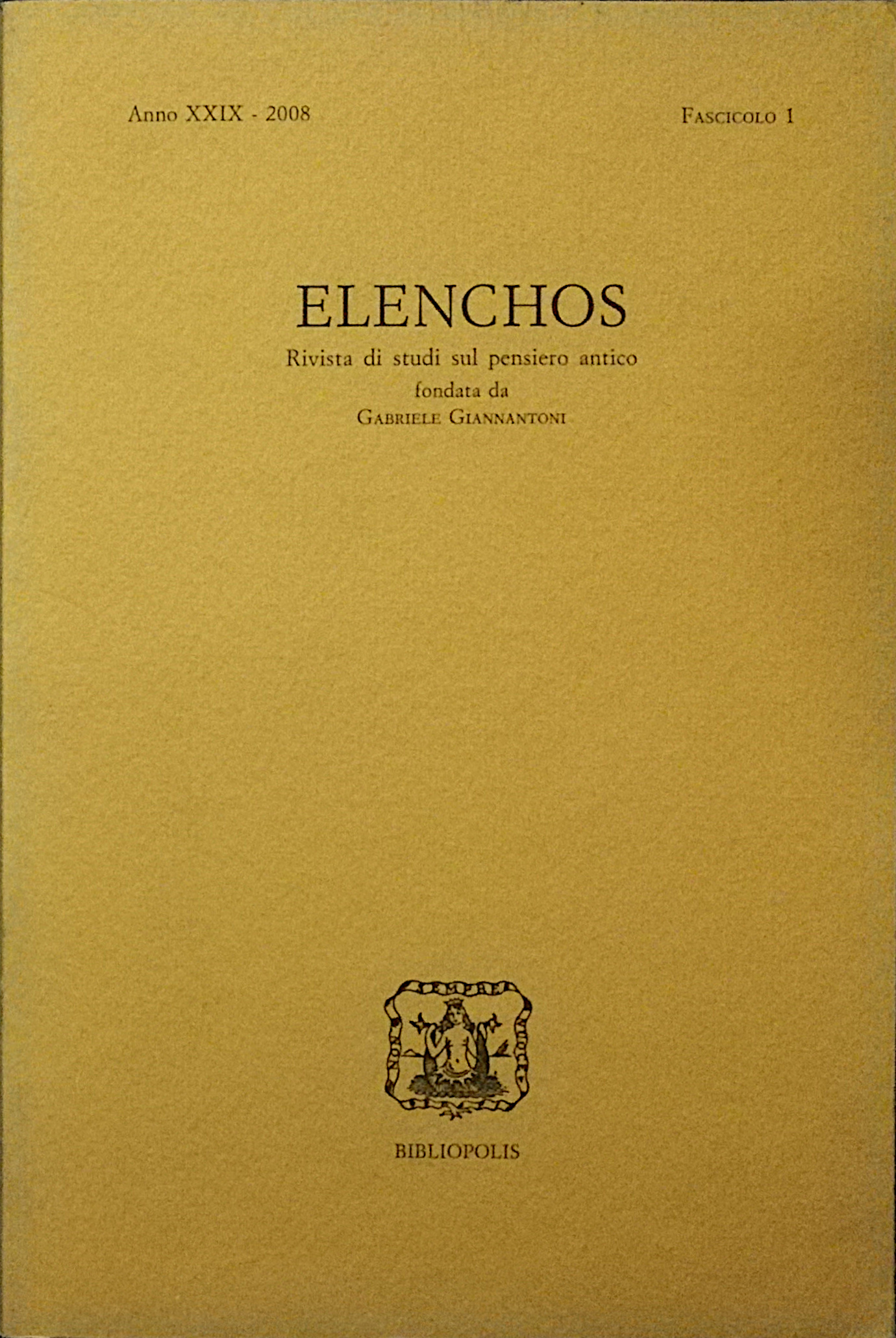 Elenchos - 2008 - 1