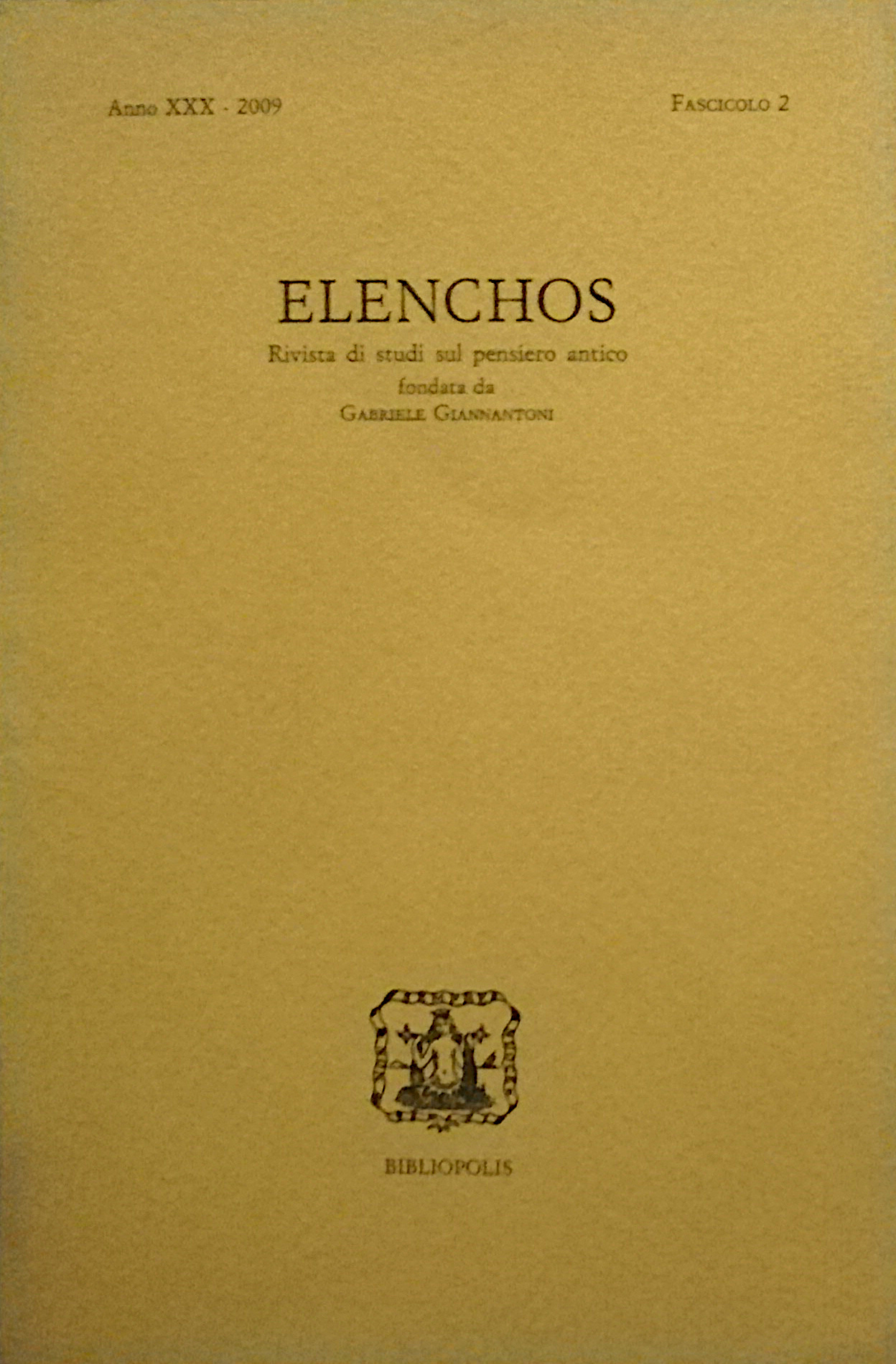 Elenchos - 2009 - 2