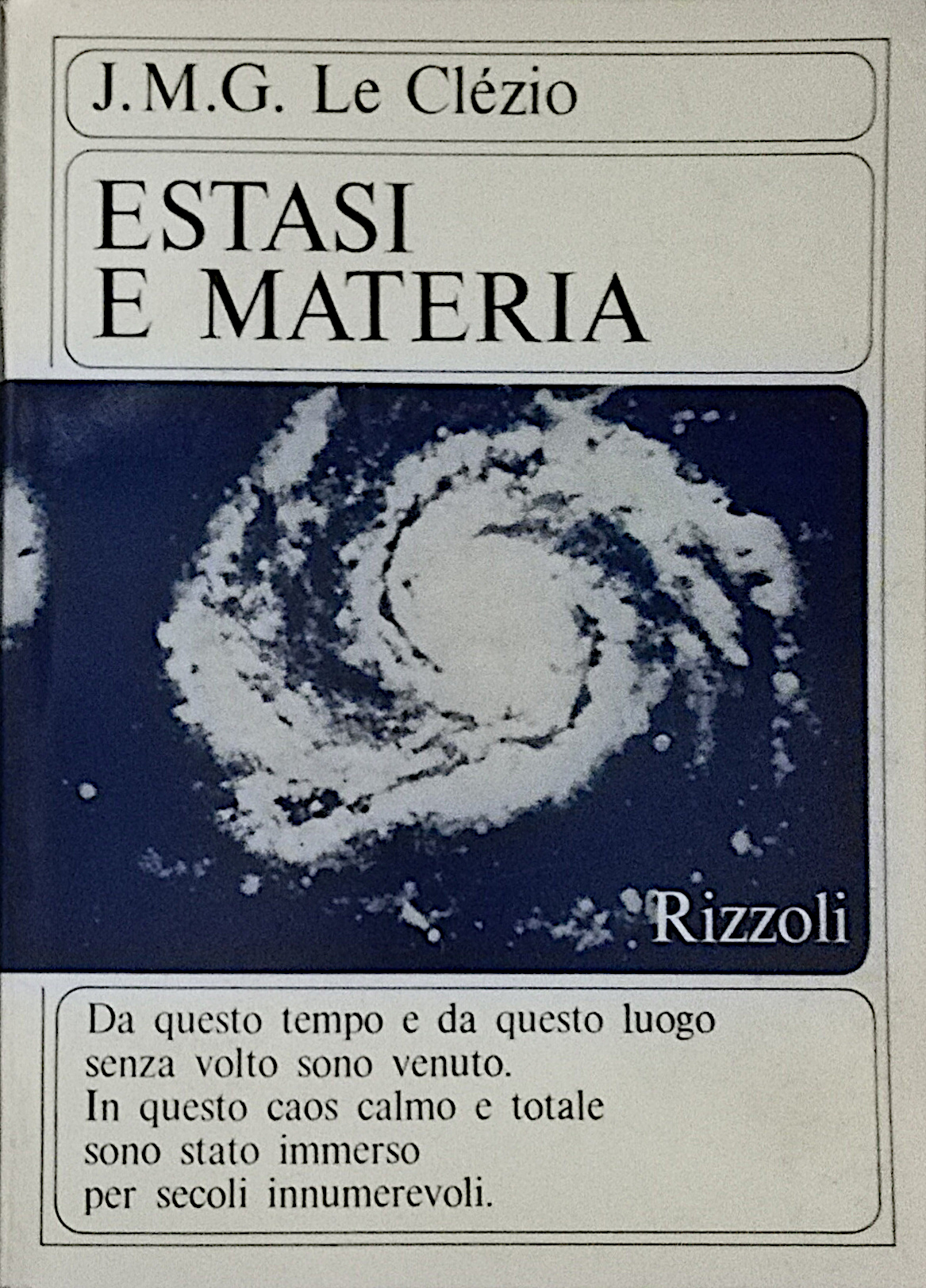 Estasi e materia