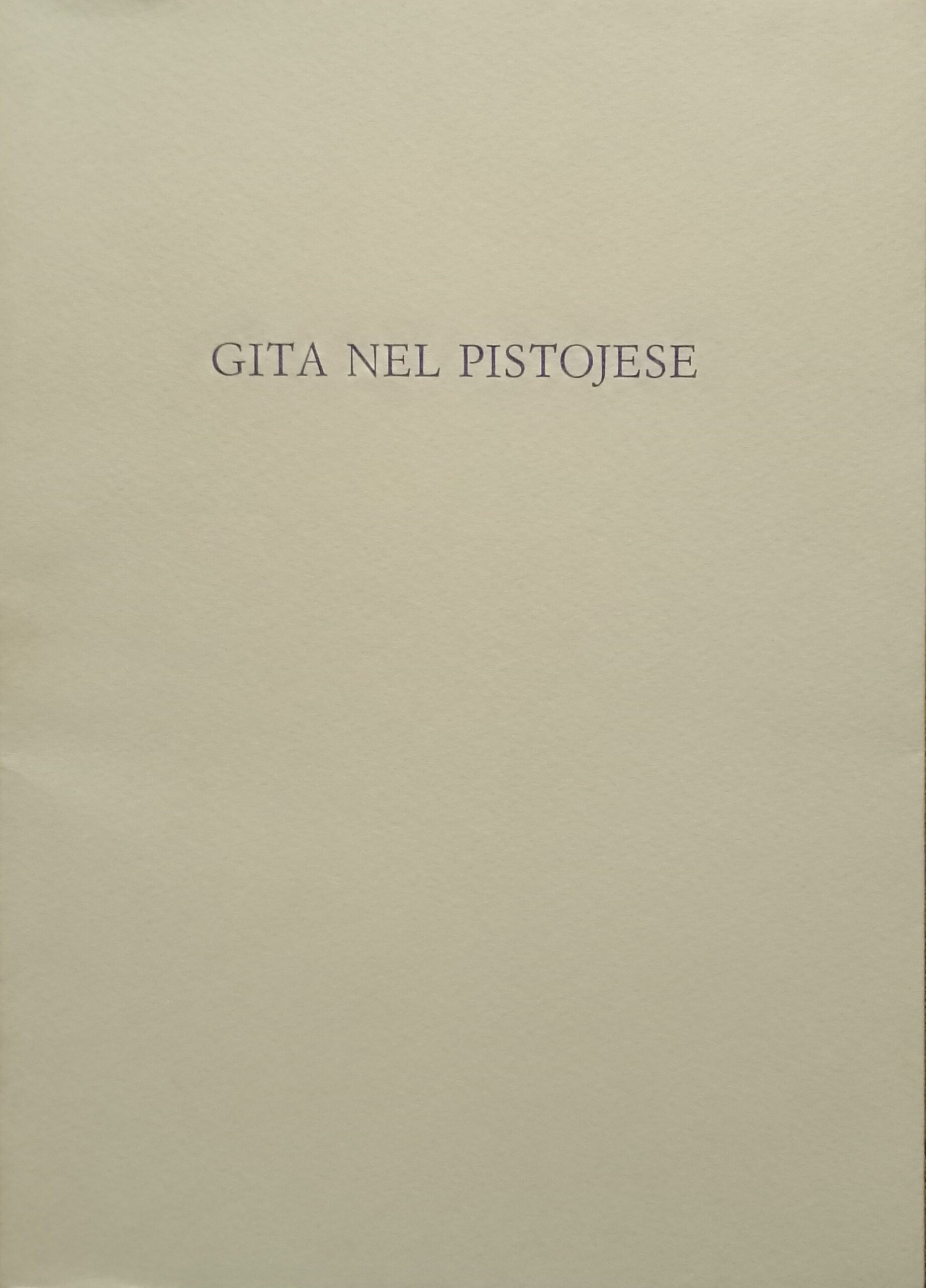 Gita nel pistojese