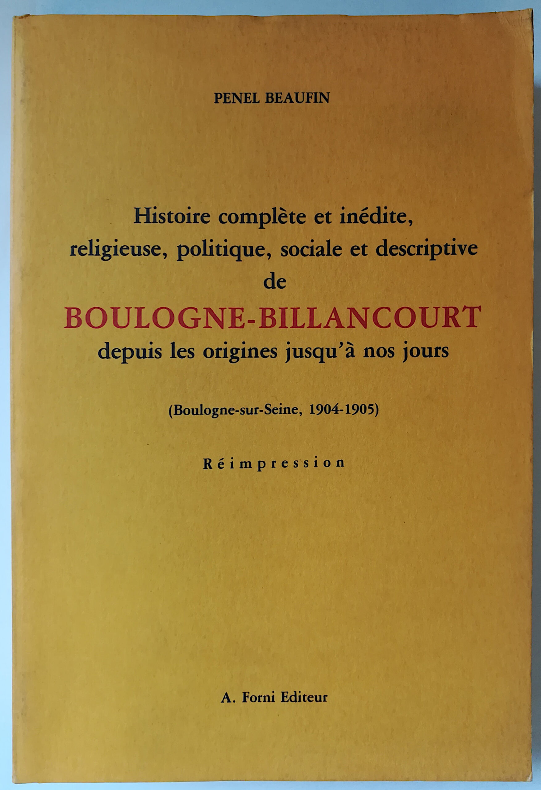 Histoire complète et inédite, religieuse, politique, sociale et descriptive de …