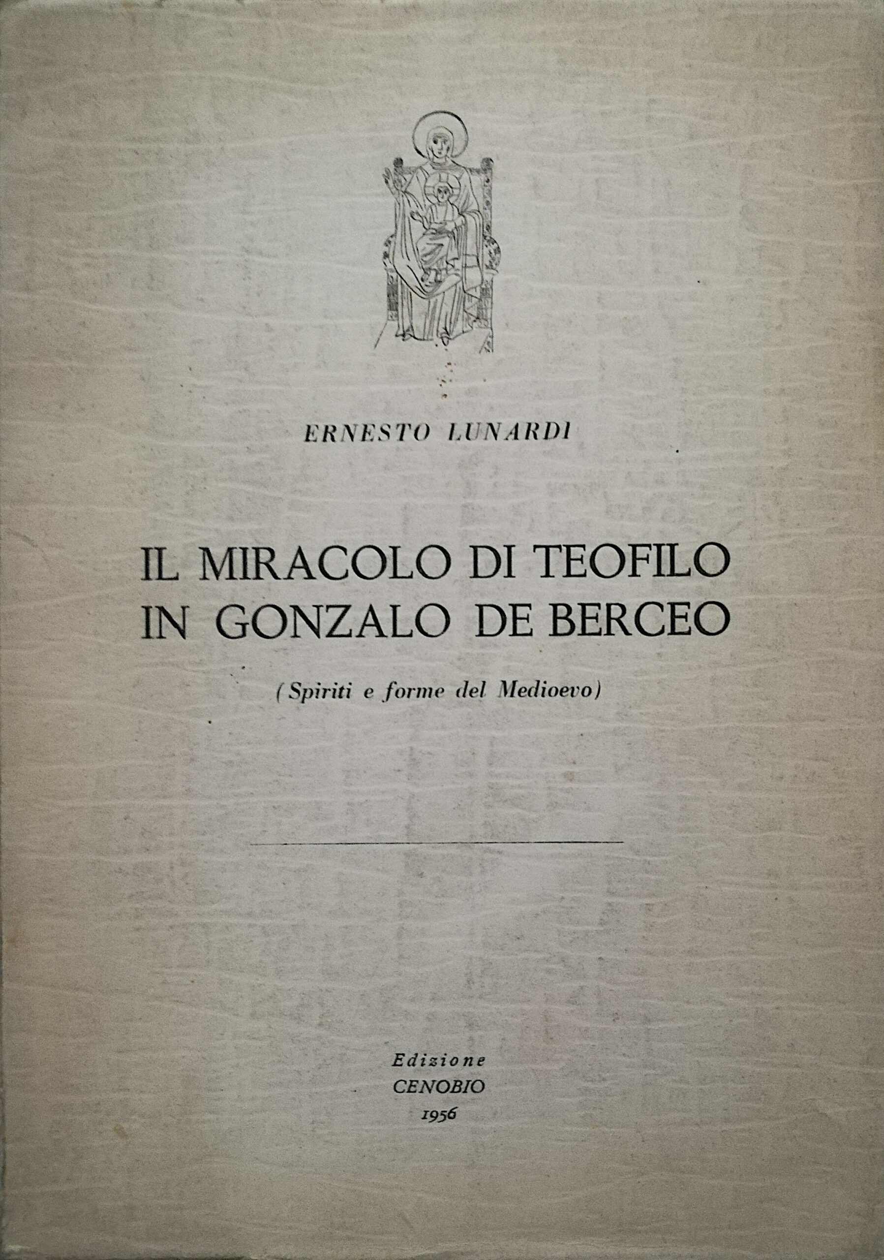Il miracolo di Teofilo in Gonzalo De Berceo