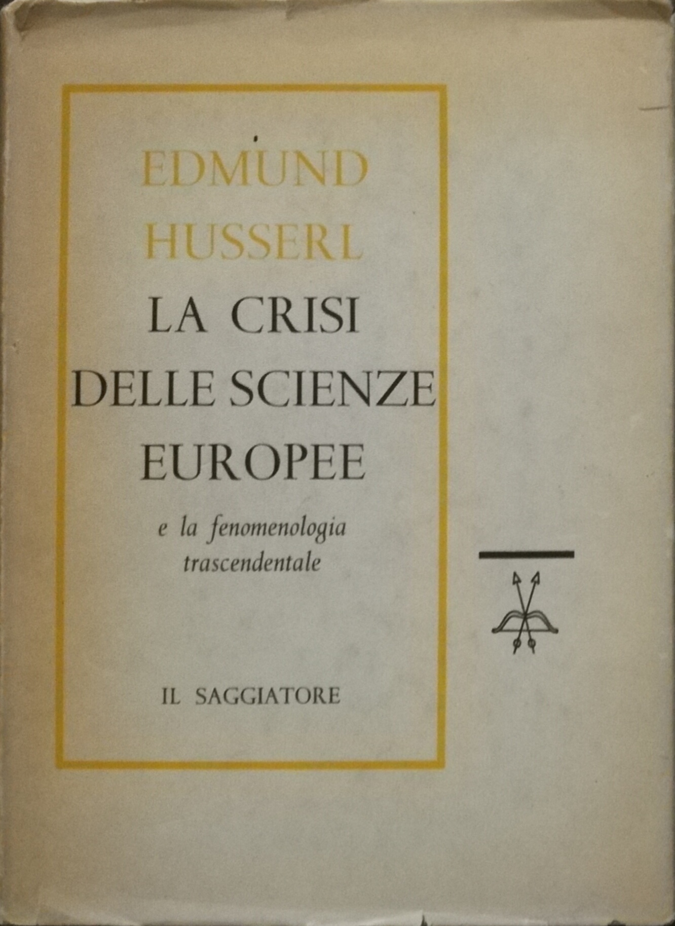 La crisi delle scienze europee e la fenomenologia trascendentale