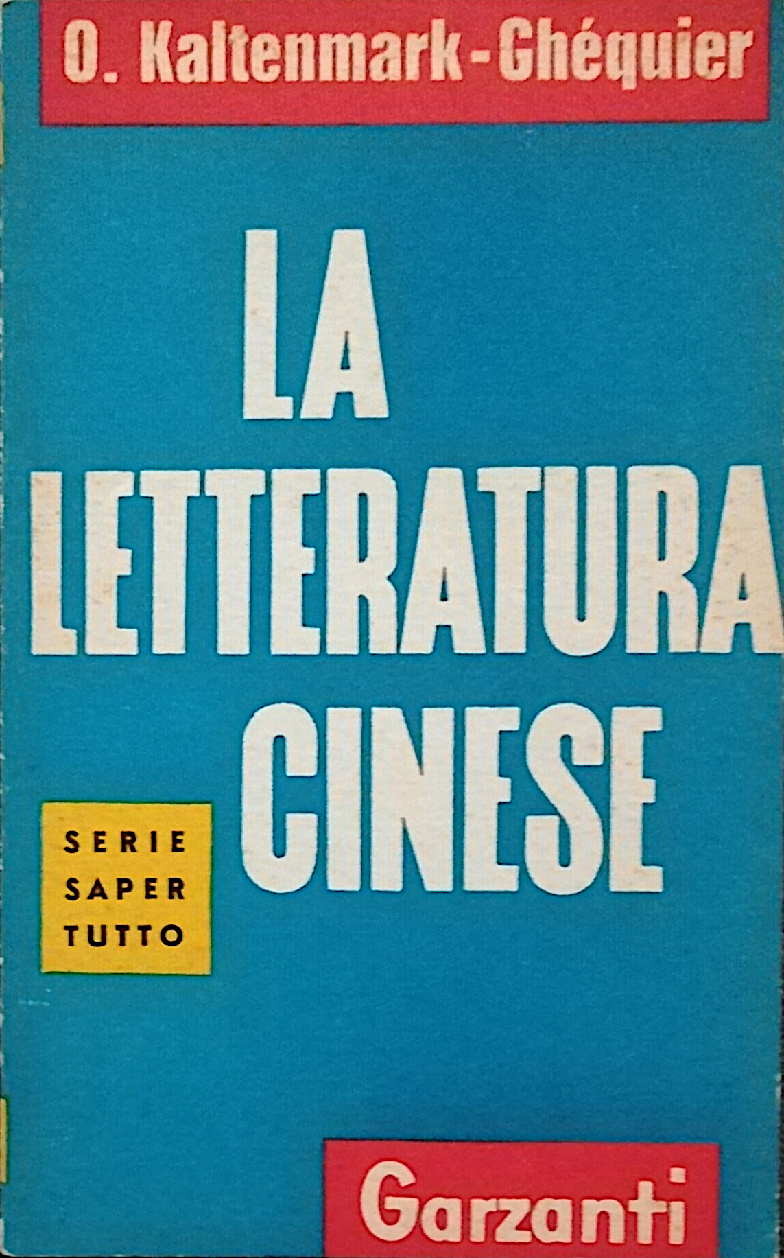 La letteratura cinese