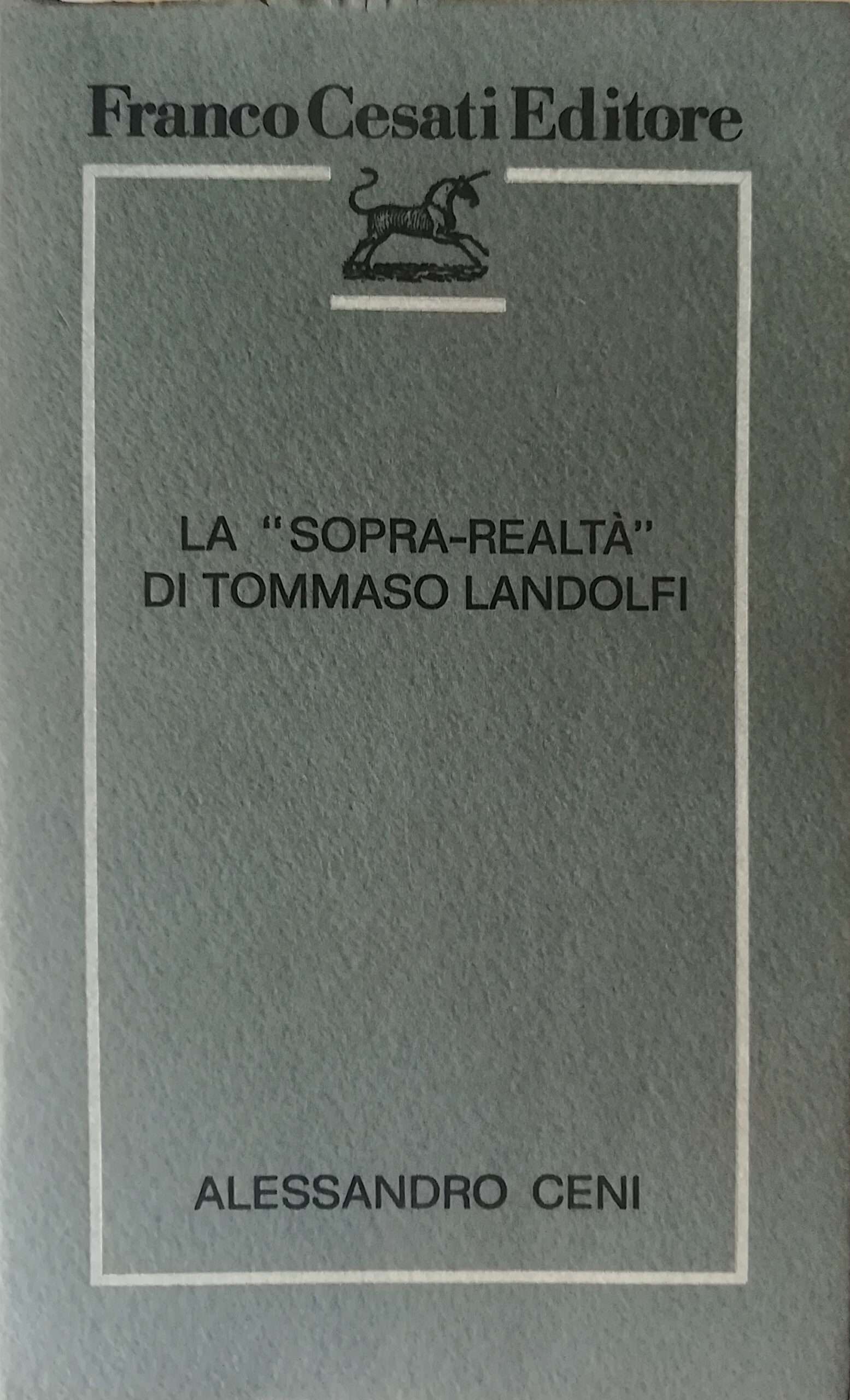 La "sopra-realtà" di Tommaso Landolfi
