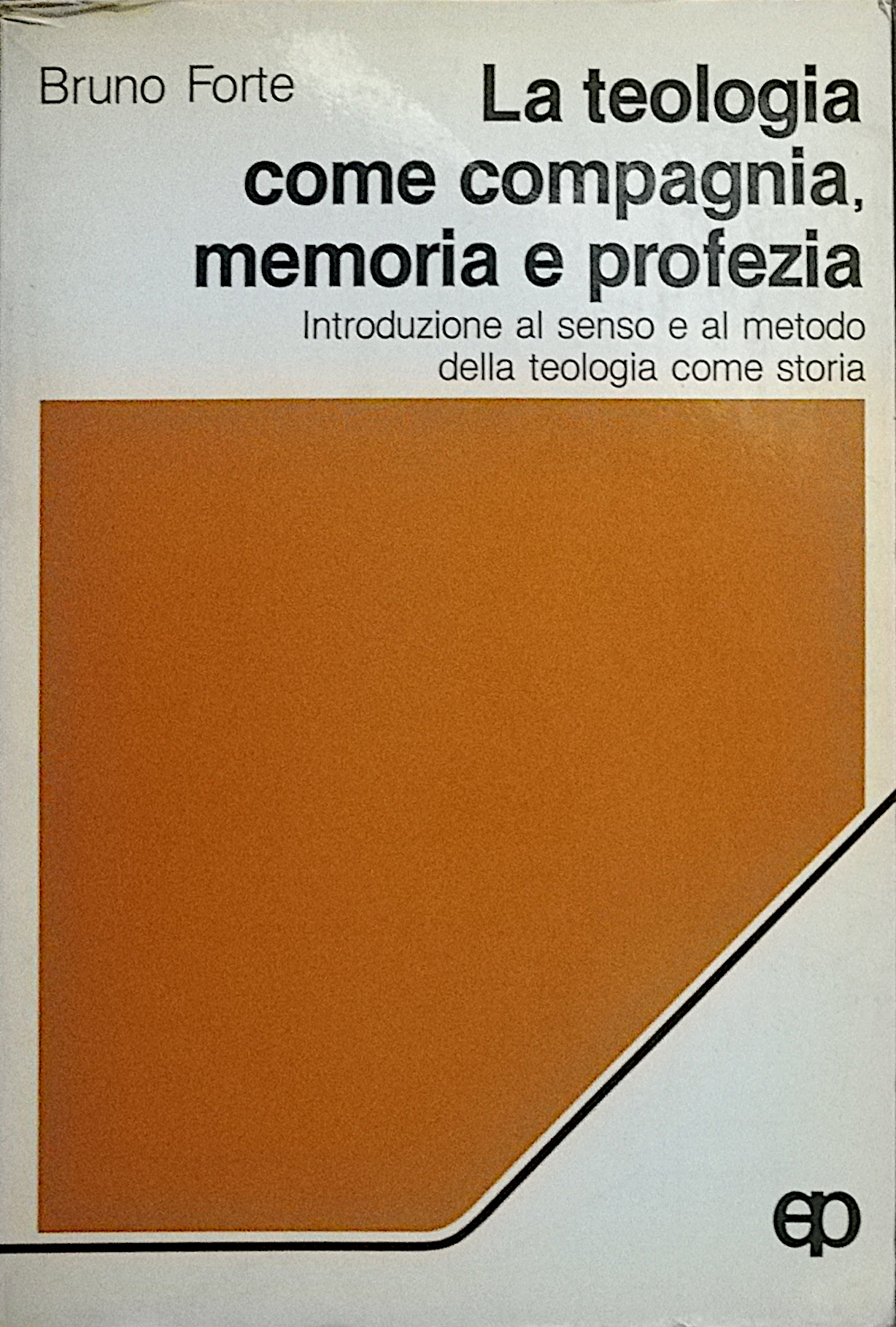 La teologia come compagnia, memoria e profezia - introduzione al …