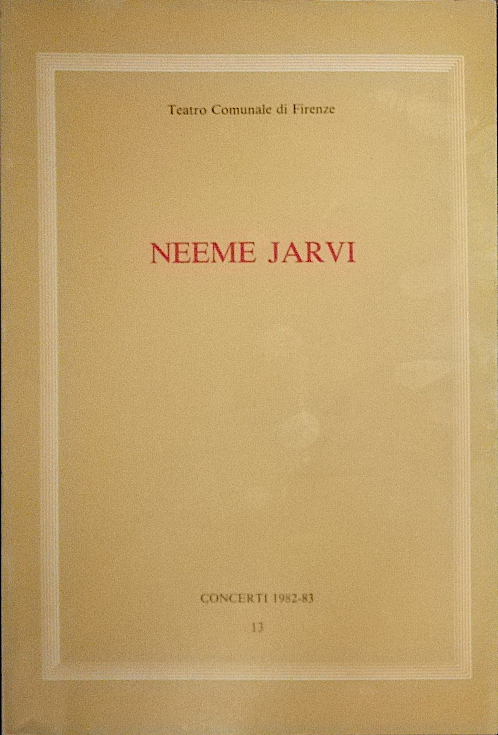 Neeme Jarvi - Concerti 1982-83 - 13